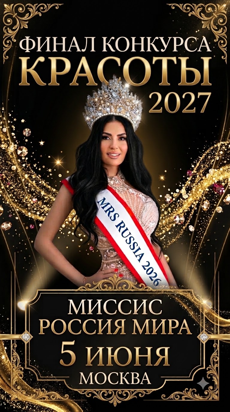 Финал конкурса красоты «Миссис Россия Мира» — 2027, 5 июня, Москва